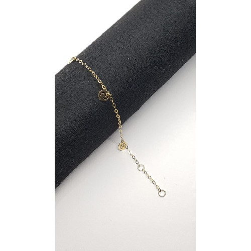 Pulsera articulada de oro amarillo